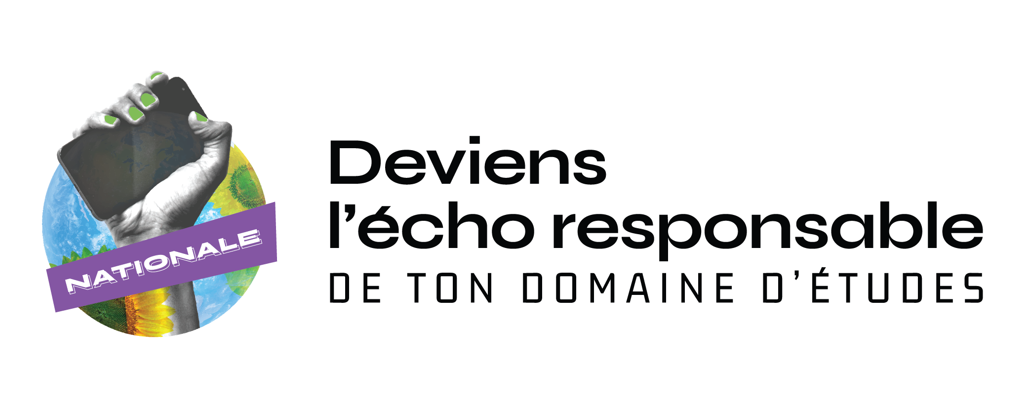 Logo du concours Deviens l'écho responsable de ton domaine d'études!