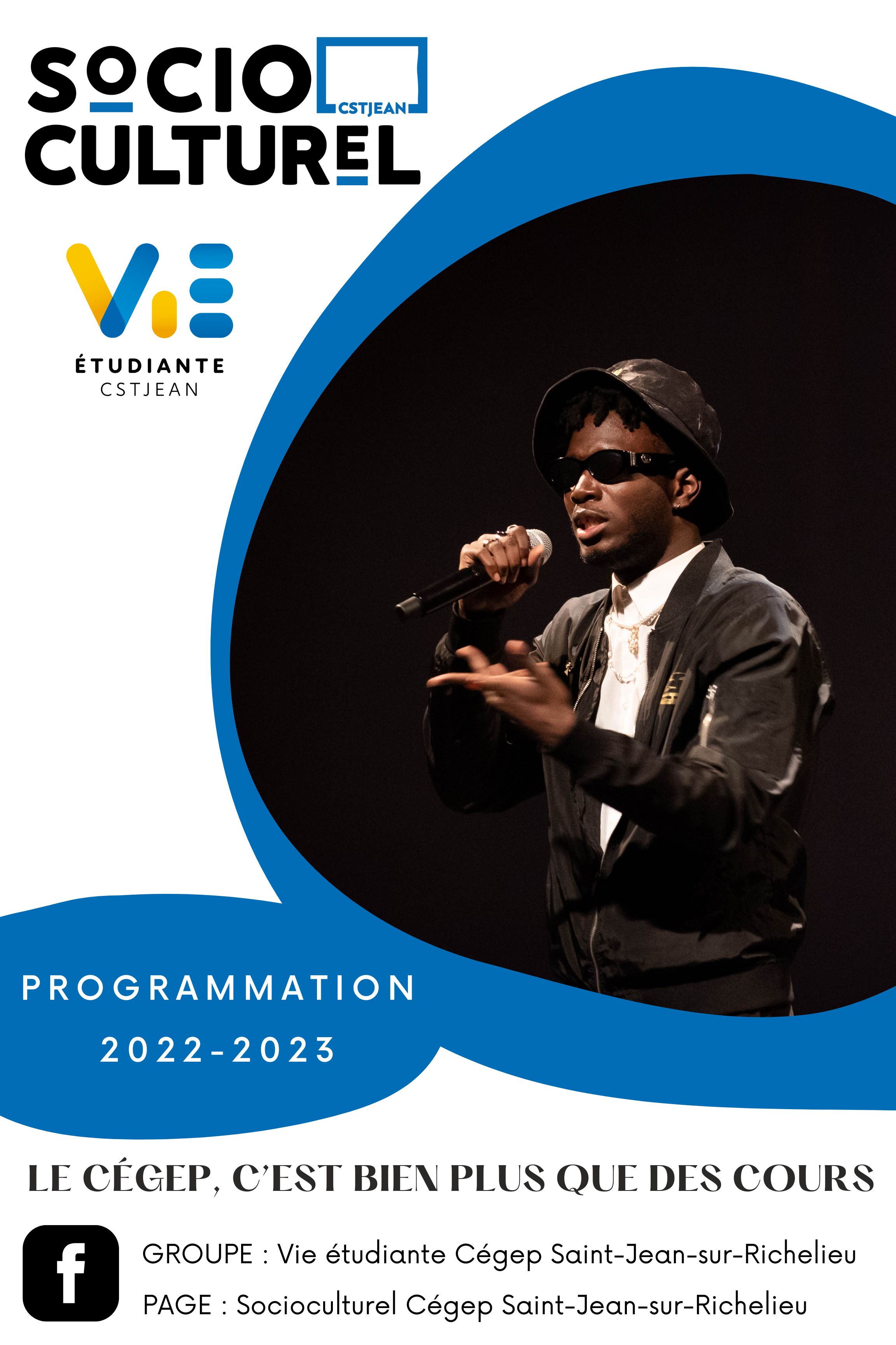 Programmation activités socioculturelles Cégep saint-jean automne 2022