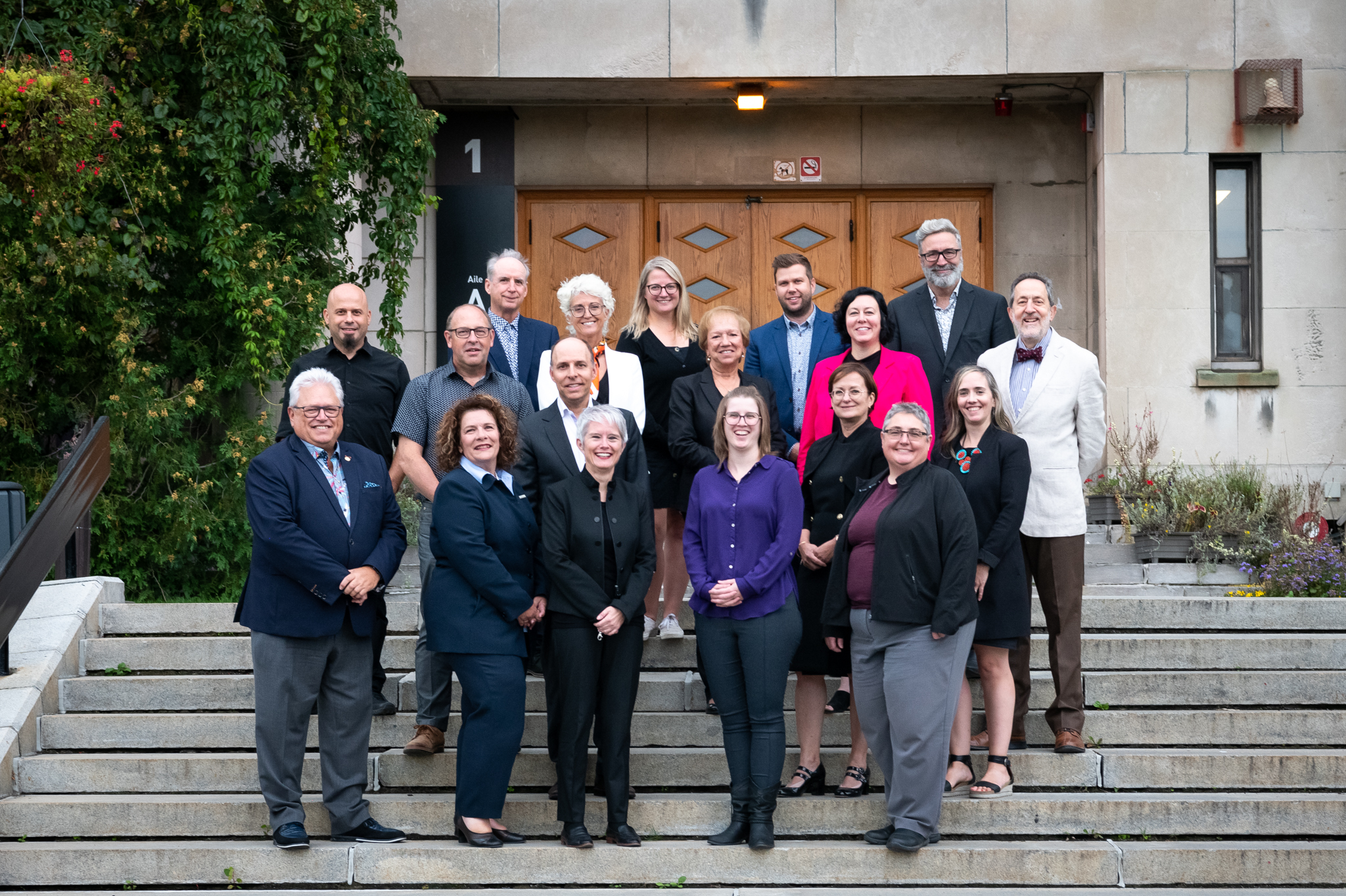 Membres du conseil d'administration : Roya Abouzia, Anne Aubriot-Bertot, Nathalie Beaudoin, Louise Beaupré, Émilie Belhumeur, Sébastien Boucher-Lavallée, Guy Boulanger, Luc Chartrand, Philippe Lasnier, Karl Desmeules, Mélanie Forcier, Isabelle Laflamme, Julie Lavoie, Alain Paradis, Chantal Parent (présidente CA), Stéphane Roy (vice-président), Christian Samman