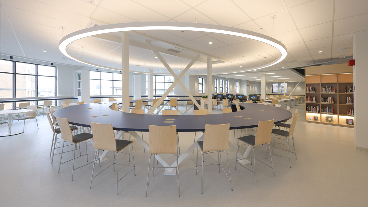La rotonde de la BiblioTech