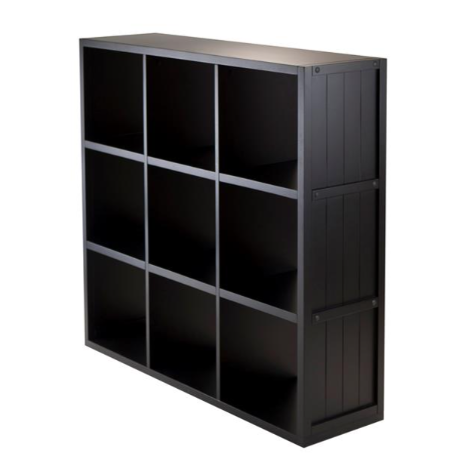 Bibliothèque 9 cases