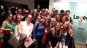 Les étudiants visitent les bureaux de Léger Marketing