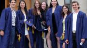 Des étudiants finissants à la Cérémonie de fin d'études du Cégep Saint-Jean