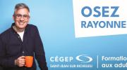François Cloutier, visuel de la campagne de notoriété