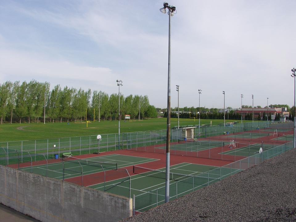 Terrains de tennis