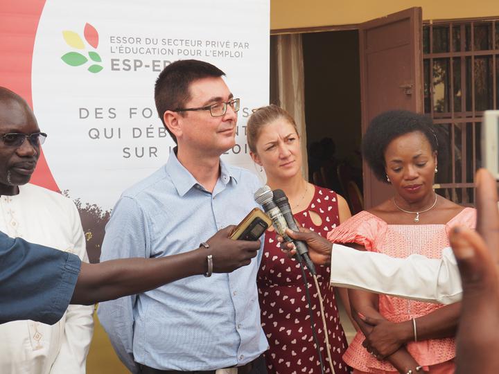 Conférence de presse, projet Sénégal