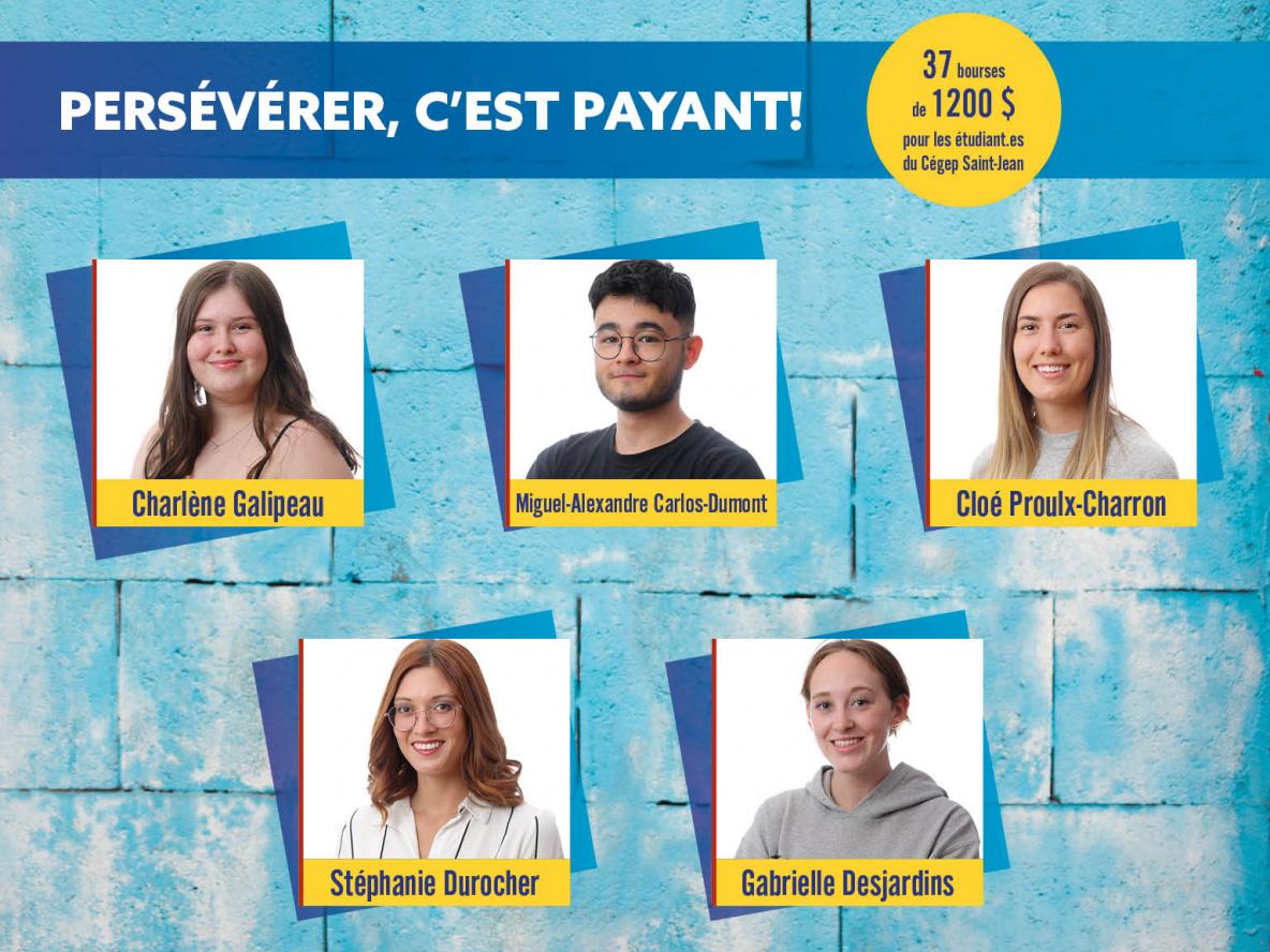 Persévérer, c'est payant! 