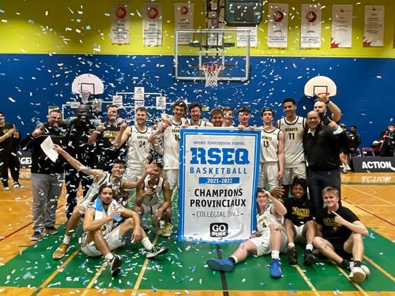 2021-2022 Basketball masculin division 2 : Champions provinciaux