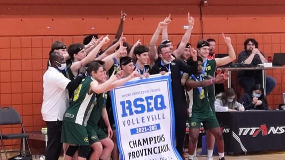 2021-2022 Volleyball masculin division 1 : Champions provinciaux