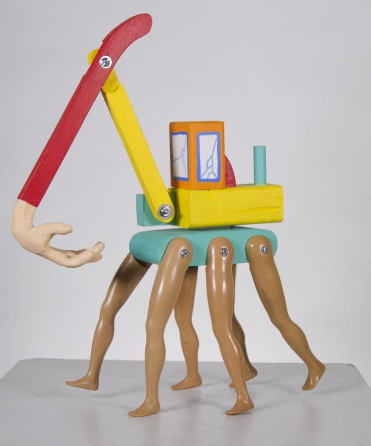 Oeuvre de Charles-Girard Beaupré, Personnification, Assemblage sculpture, 2019