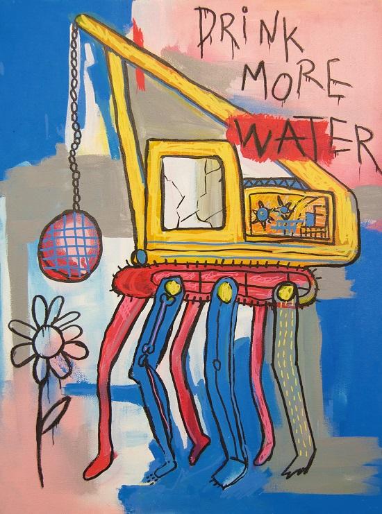 Oeuvre de Charles Girard-Beaupré, Drink More Water, 2019