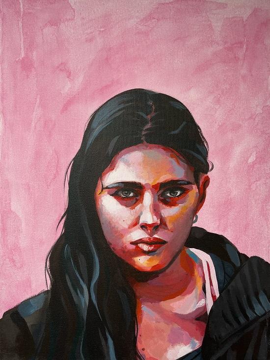 Kelly-Ann Legros, Autoportrait à la manière de Thomas Saliot, 2022