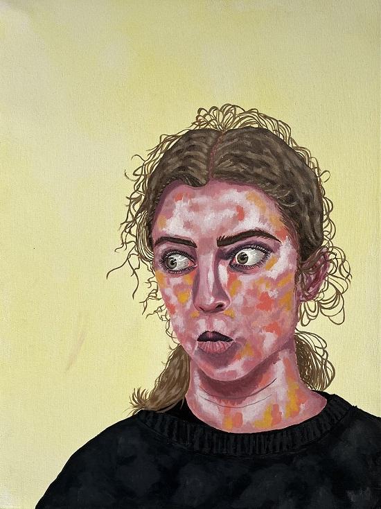 Eva Labrecque, Autoportrait à la manière de Thomas Saliot, 2022