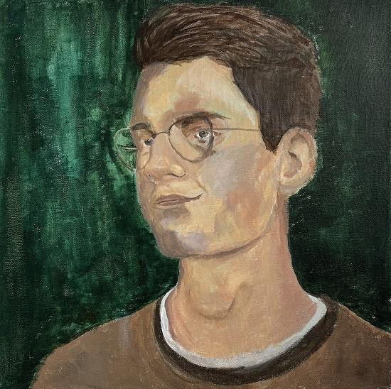 Andy Clarkson, Autoportrait à la manière d'Edvard Munch, 2022 