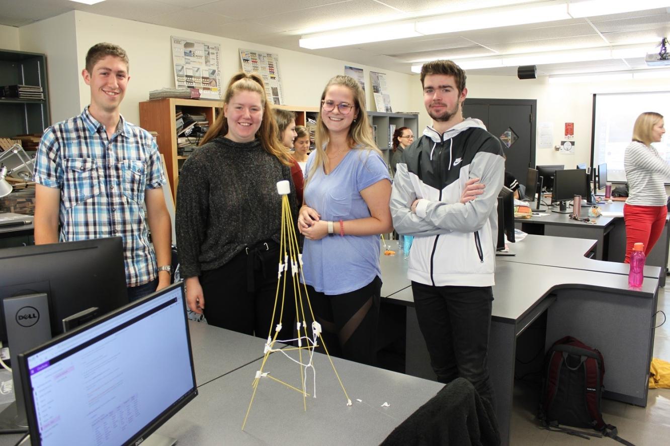 Défi de la guimauve 2018, Étudiants en technologie de l'architecture, Cégep Saint-Jean-sur-Richelieu