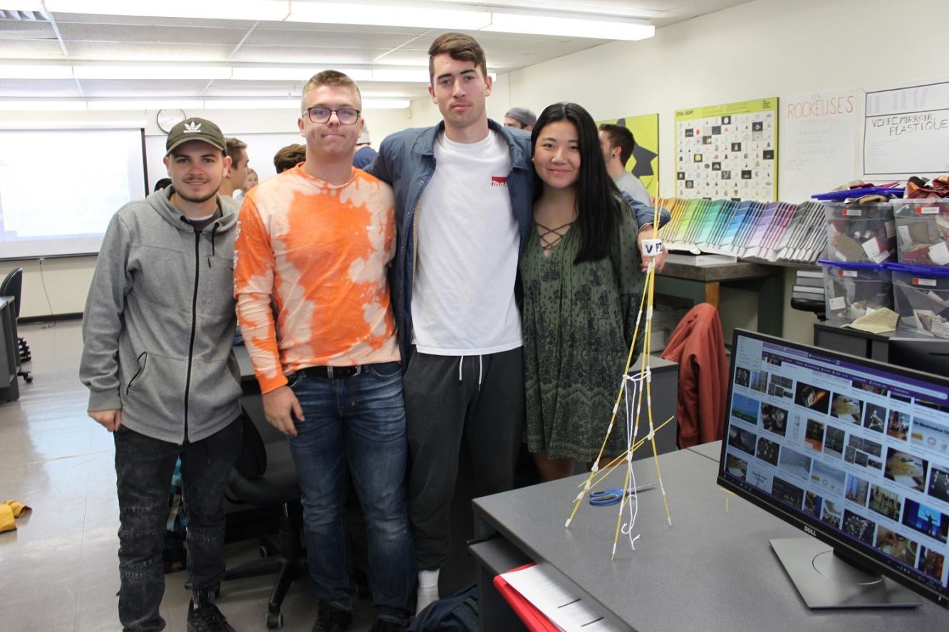 Défi de la guimauve 2018, Étudiants en technologie de l'architecture, Cégep Saint-Jean-sur-Richelieu