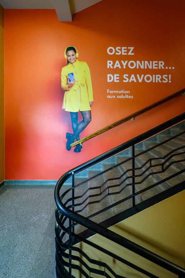 Murale escalier