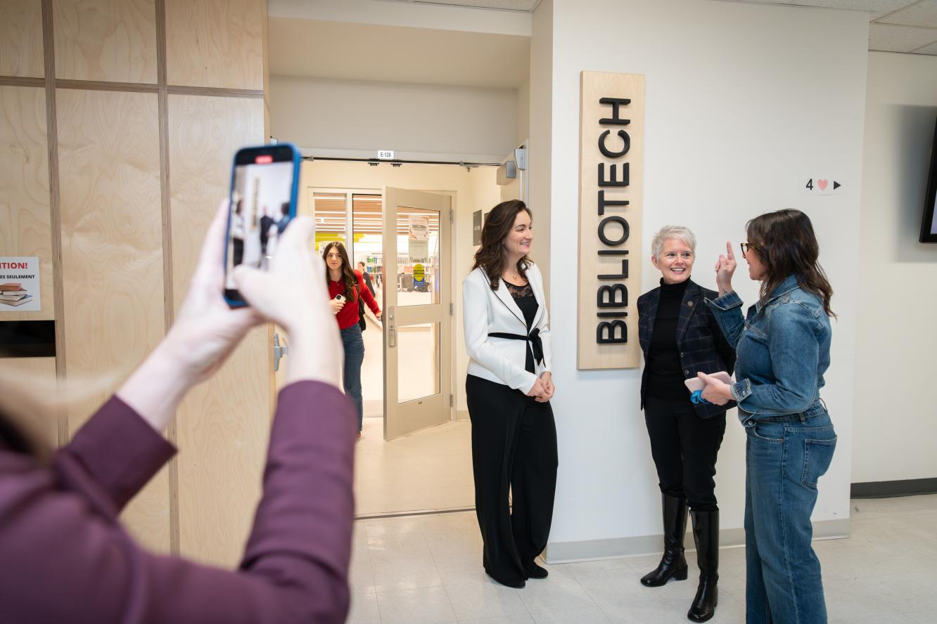 Devant la BiblioTech