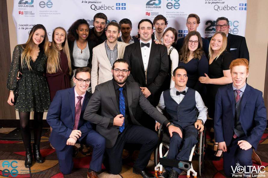 Le CREÉ Saint-Jean se démarque lors du 25e colloque de l’Association des clubs entrepreneurs étudiants du Québec!