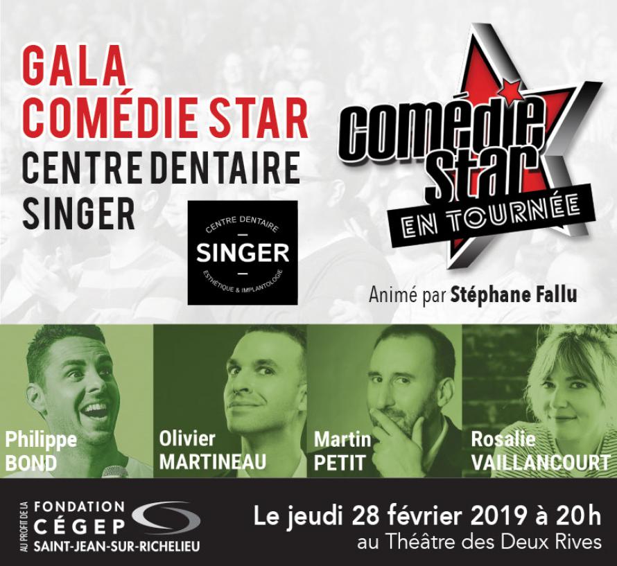 Cégep Saint-Jean-sur-Richelieu - Gala Comédie Star Centre dentaire Singer