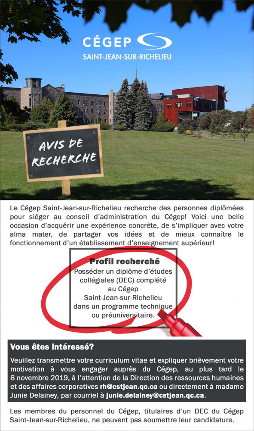 recherche, cégep saint-jean, membre