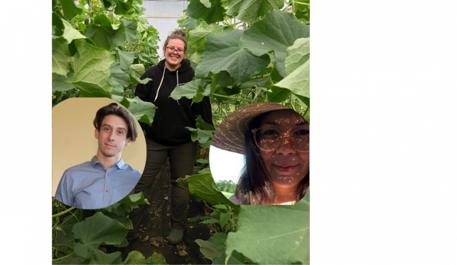 Jacinthe Bruneau, Janie Ouellette et Jérémie Patenaude