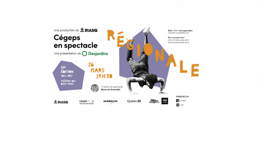 Cégeps en spectacle - finale régionale 2022