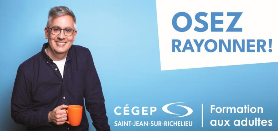 François Cloutier, visuel de la campagne de notoriété