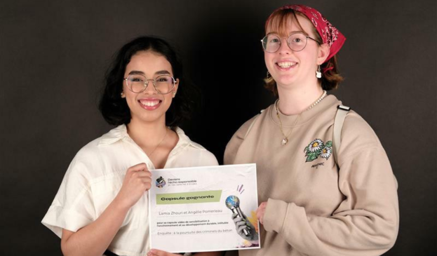  Angélie Pomerleau et Lamia Zhouri 