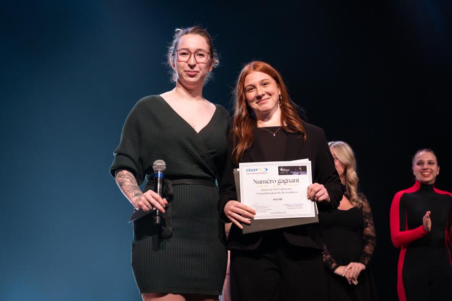 Gagnante Cégeps en spectacle