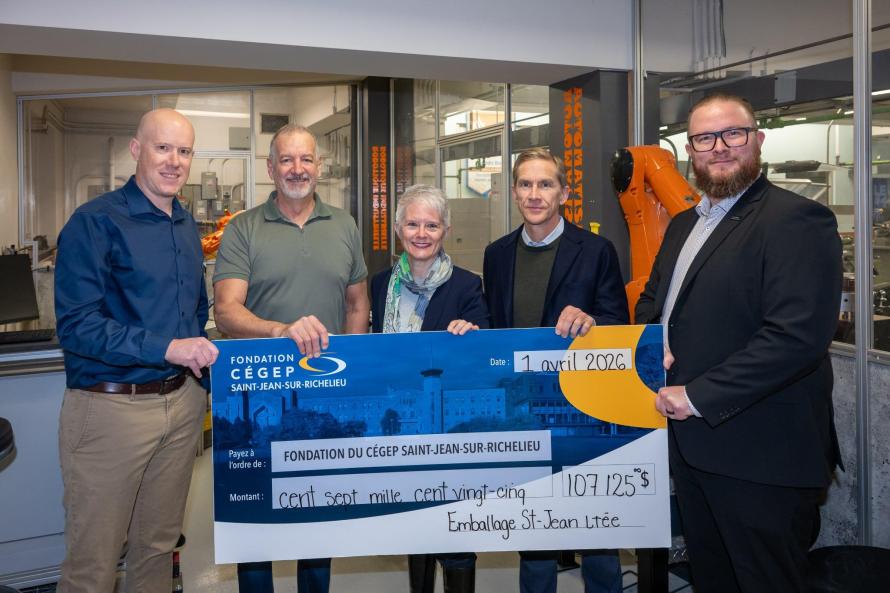 Photo remise de chèque